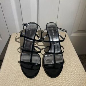 Calvin Klein Black Strappy Heels